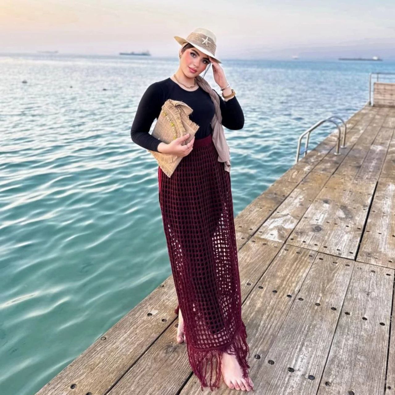 Burkini 4 pcs + cashe maillot