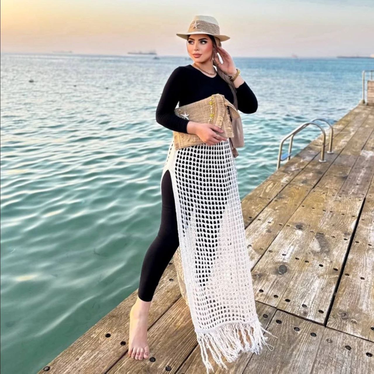 Burkini 4 pcs + cashe maillot